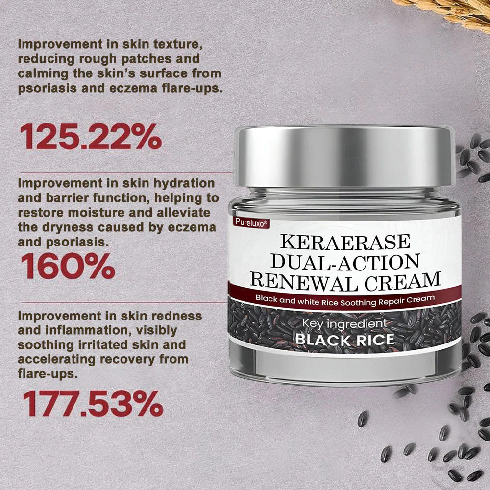 Pureluxo® KeraErase Dual-Action Renewal Cream 🌟(removes warts and skin growths, senile purpura)