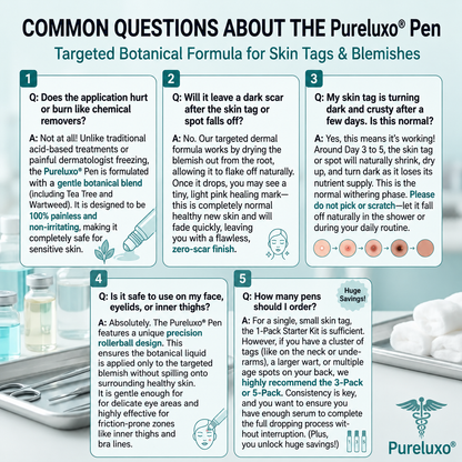Pureluxo® 🌟7-Day Tag & Spot Eraser (Zero Pain, Zero Scars Rollerball)