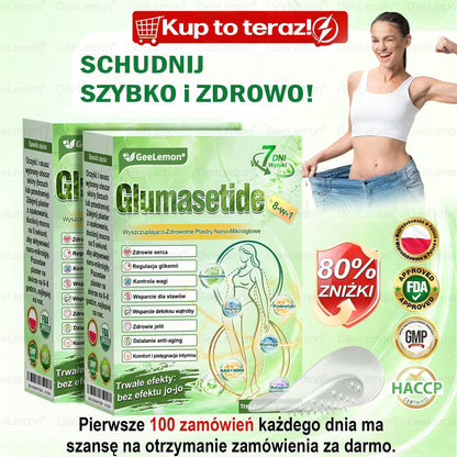 Oficjalny Sklep | 🇵🇱 𝐆𝐞𝐞𝐥𝐞𝐦𝐨𝐧® Glumasetide 8 w 1 Smukły i Zdrowy Nano Plaster z Mikronakłuciami ✅ Na otyłość, wiotką skórę, cukrzycę, bezdech senny, problemy ze stawami i wiele więcej