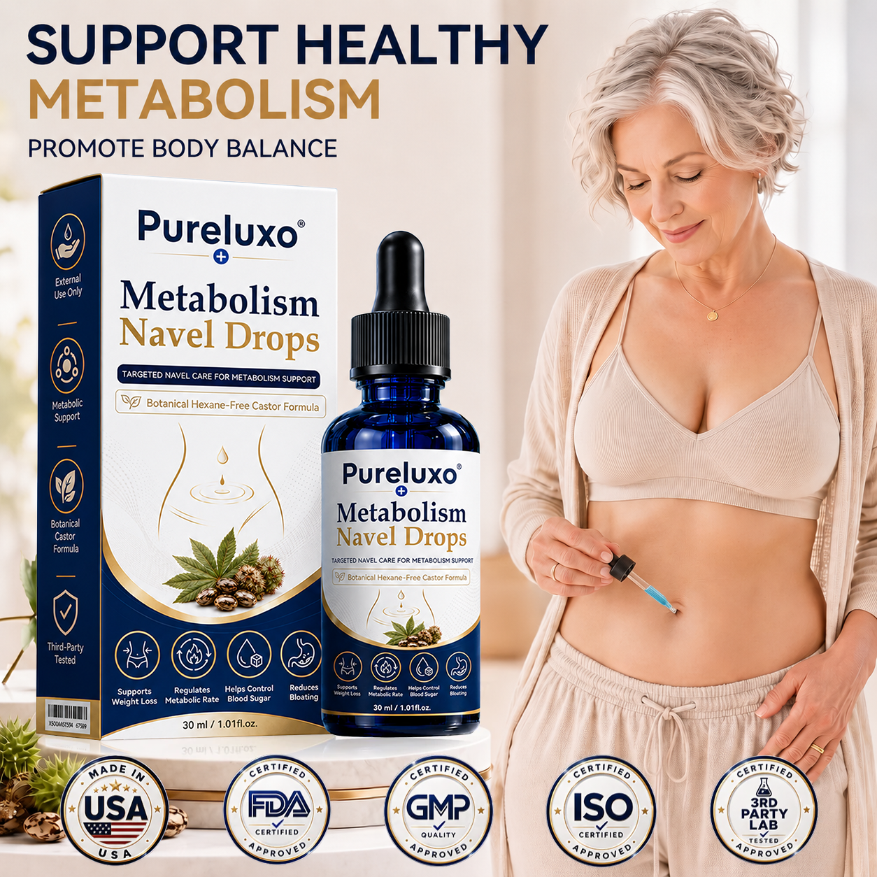 Pureluxo®🎁Metabolism Navel Drops