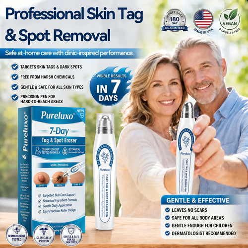 Pureluxo® 🌟7-Day Tag & Spot Eraser (Zero Pain, Zero Scars Rollerball)