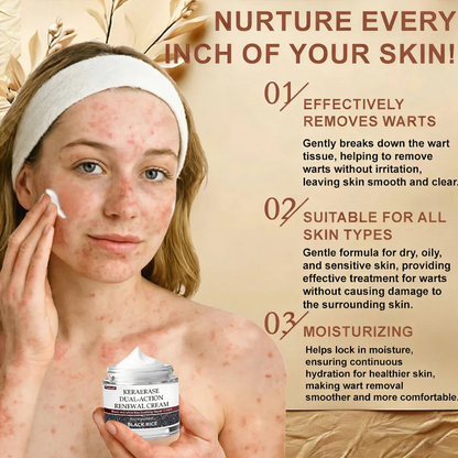 Pureluxo® KeraErase Dual-Action Renewal Cream 🌟(removes warts and skin growths, senile purpura)