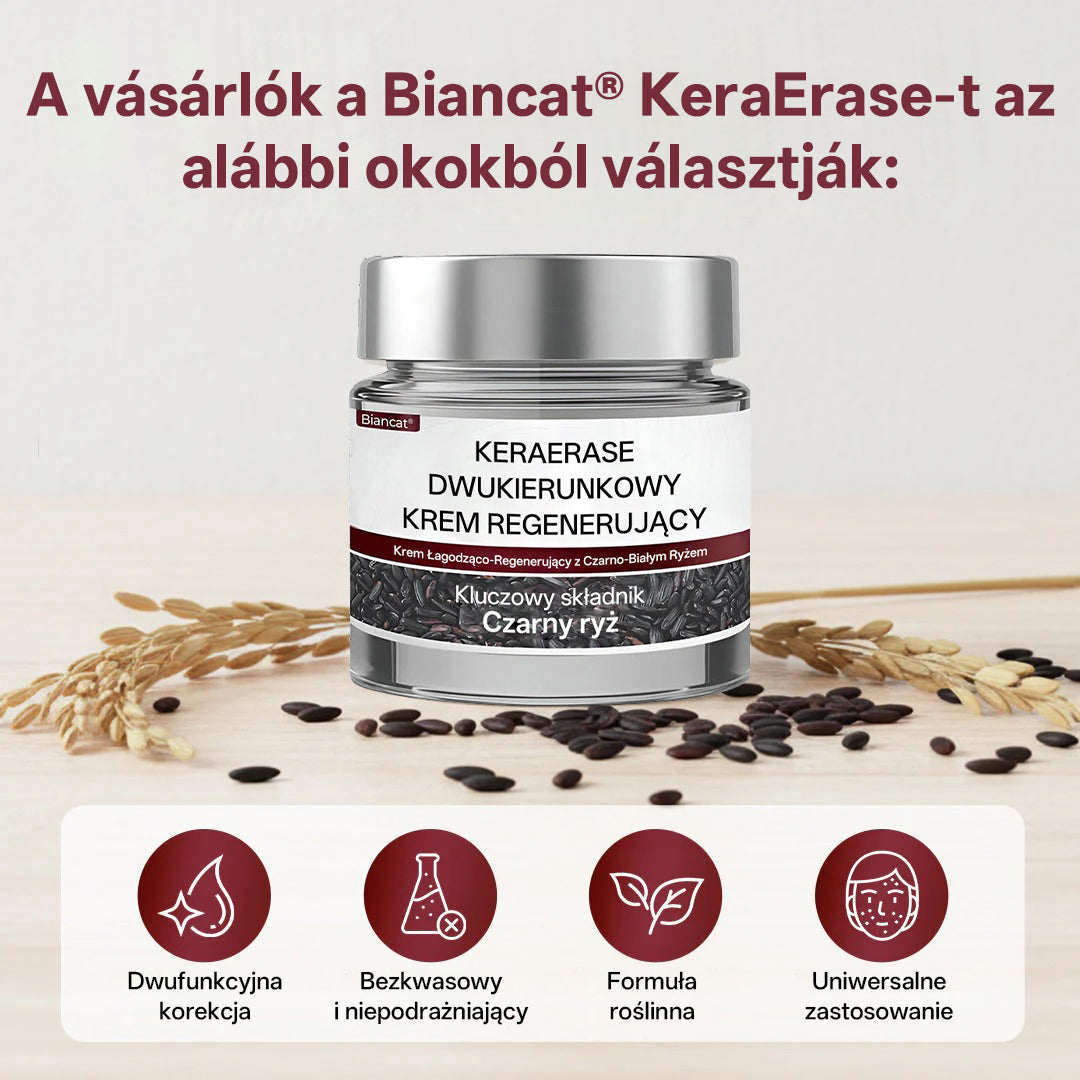 💎 Biancat® KeraErase Dwukierunkowy Krem Regenerujący 👨‍⚕️ (do leczenia brodawek, narośli skórnych, plam oraz hiperpigmentacji)