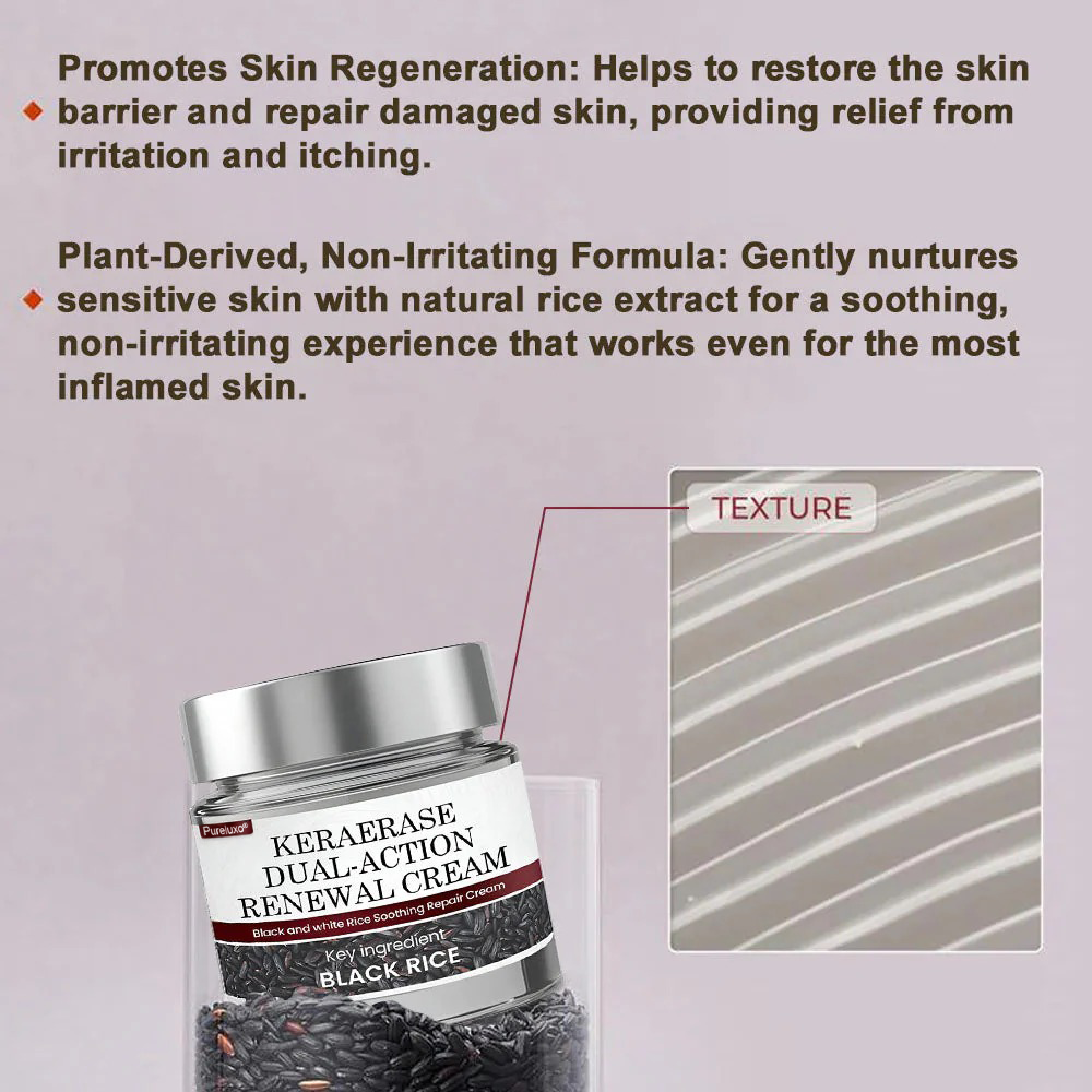 Pureluxo® KeraErase Dual-Action Renewal Cream 🌟(removes warts and skin growths, senile purpura)