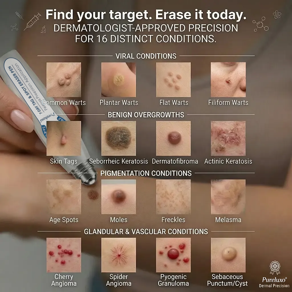 Pureluxo® 💥7-Day Tag & Spot Eraser (Zero Pain, Zero Scars Rollerball)