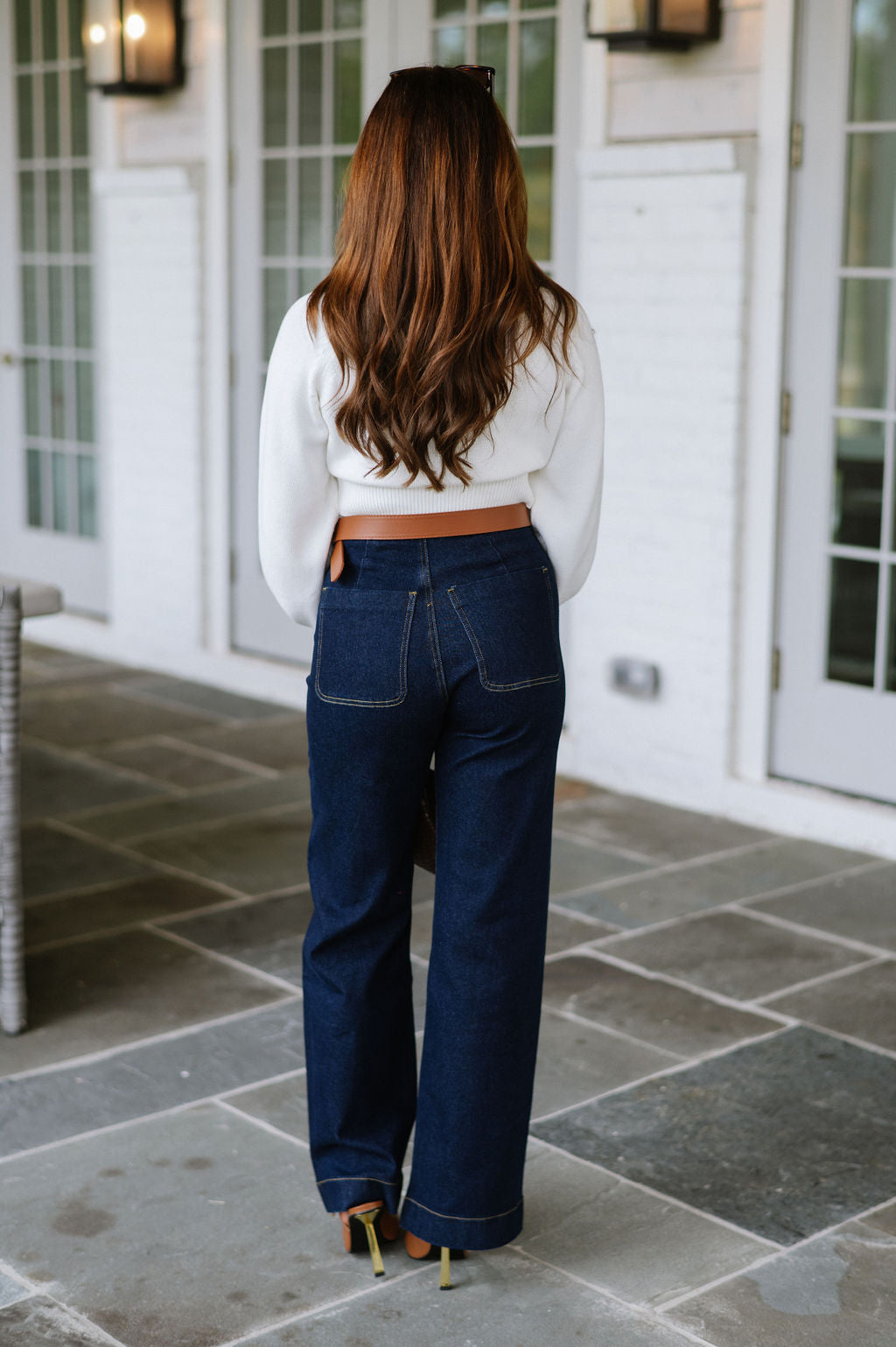 Cropped Sweater-Off White